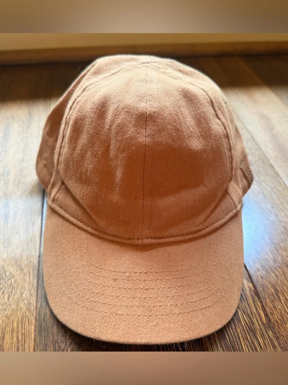Zara Kids Classic Rust Cotton Baseball Cap One Size